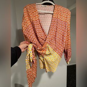 Stone Goya Wrap Blouse